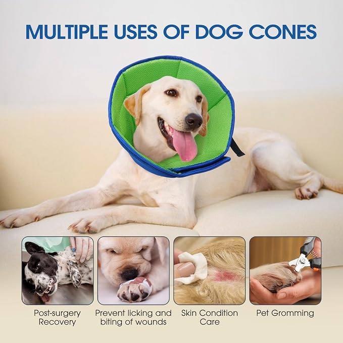 Dog Cone Collar After Surgery, Soft Cone - Image 5