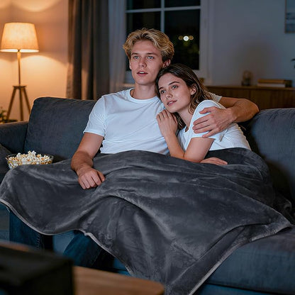 LOOBANI Waterproof Blanket for Bed: Reversible Soft Flannel King Size Bed - Image 6