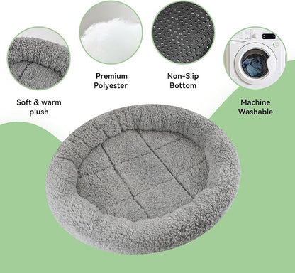 LESYPET Round Cat Bed for Cats Small Dogs - Image 3