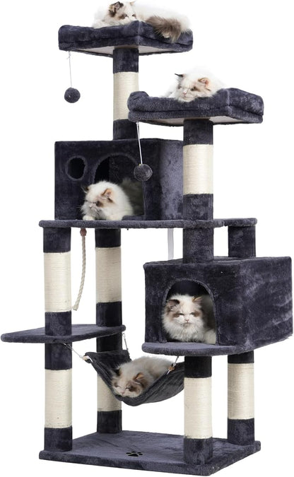 Hey-brother Large Multi-Level Cat Tree Condo Furniture by Hey-brother