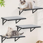 Cat Wall Shelves Set of 4, Purrfect Cat Furniture Set by GADKE