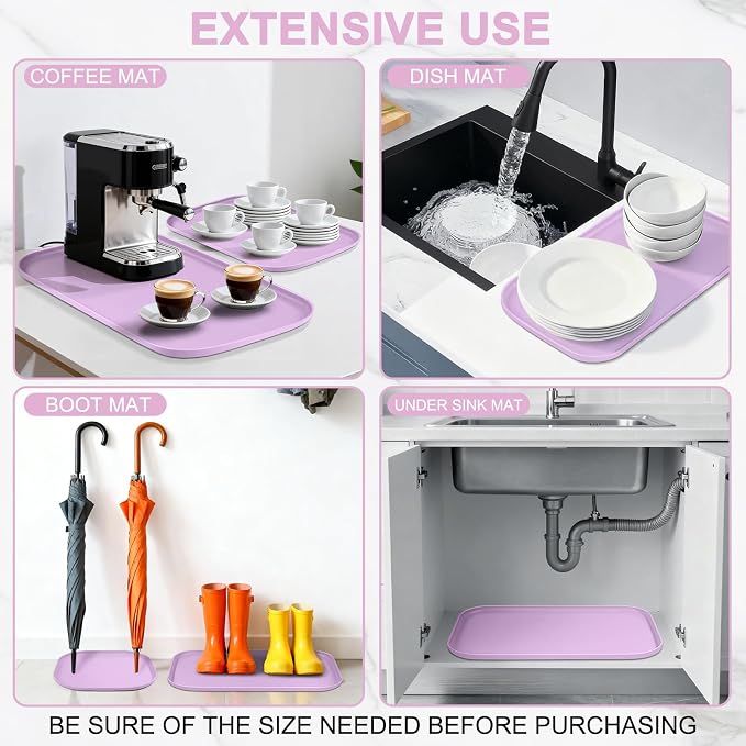 Silicone Pet Food Mat with Raised Edge - Image 8