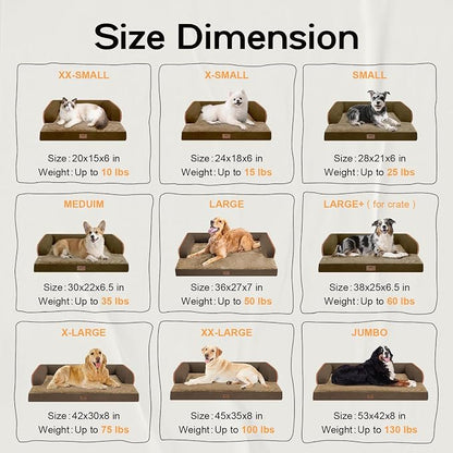 Dog Bed Medium Size Dog-Orthopedic Waterproof Bed - Image 2