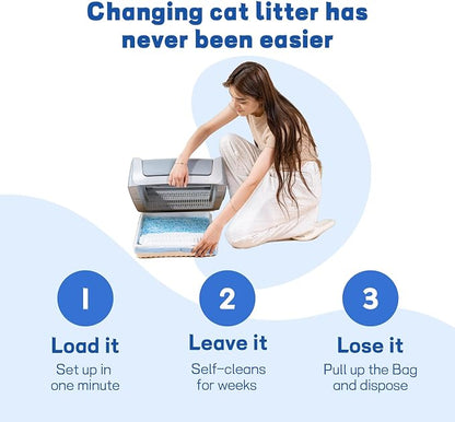 Crystal Cat Litter and Disposable Litter Trays 2 Sets Compatible - Image 6