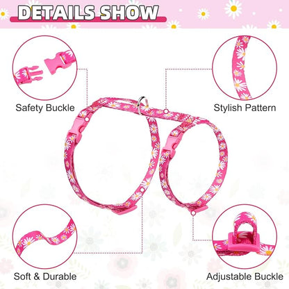 KOOLTAIL Cat Harness and Leash Set, Escape Proof Adjustable Kitten Harness - Image 3