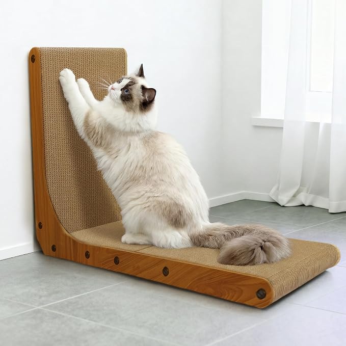 AGYM Cat Scratcher, 23 inch L Shape Cat Scratching Pad - Image 7
