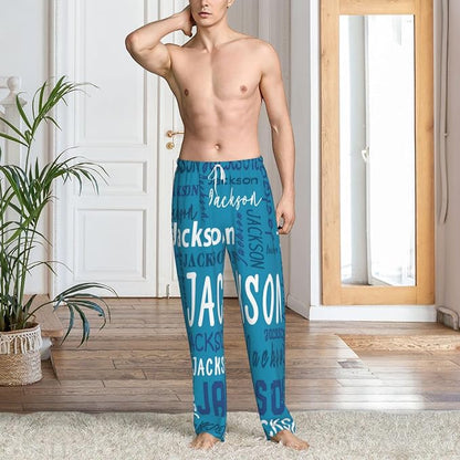 Custom Pajamas Pants Plaid Personalized Funny PJ Pant Design - Image 7