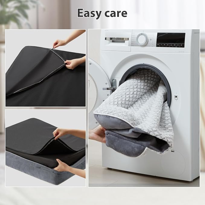 Orthopedic Dog Bed for Large Dogs, Egg Crate Foam Bed for Large Dogs, Equipped - Image 5