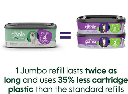 Litter Genie Eco Refills | Compostable Cat Litter Bags Jumbo 2-pack | Up to 4 - Image 6