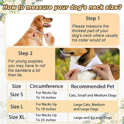 SZEE 2 Pack My Humans are Getting Married Dog Bandanas, Wedding or Engagement - Image 3