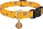 Cotton Handmade Dog Collar Cute and Distinctive Patterns Yellow Rose by Fyeqyaou