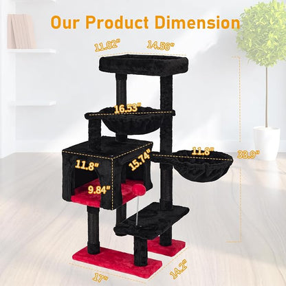 KIYUMI Cat Tree Cat Tower Condo - Image 2