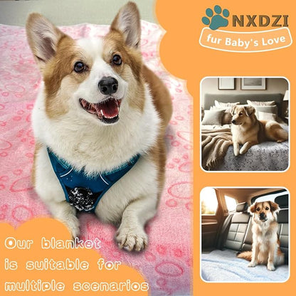 Dog Blankets for Small Medium Dogs Washable, 3 Pack Pet Blanket Washable 30" x - Image 4
