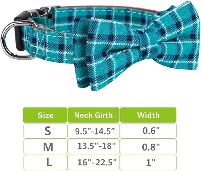 Faleela Soft &Comfy Bowtie Dog Collar, Detachable and Adjustable Bow Tie Collar - Image 6