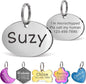 Anavia Personalized Pet ID Tags, Stainless Steel Glossy Laser Engraved Dog Cat by Anavia