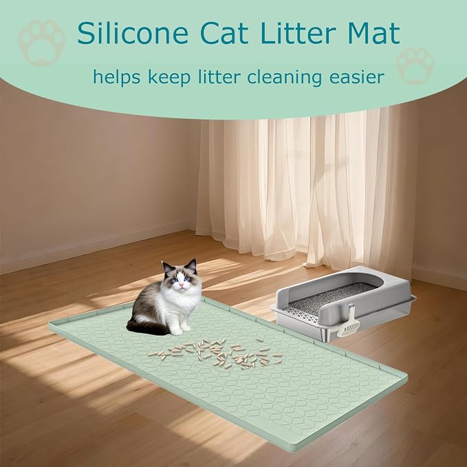 Cat Litter Mat, Silicone Large Cat Mat - Image 6