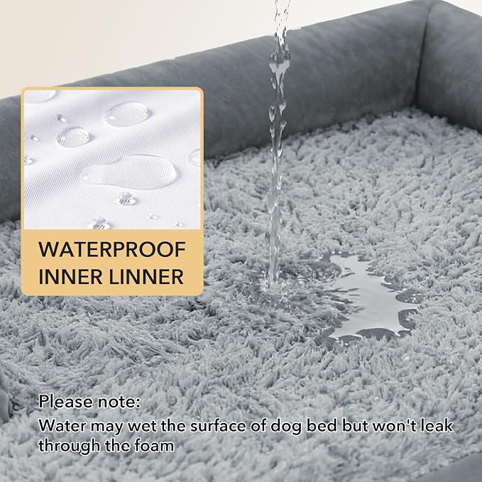 Orthopedic Dog Beds for Large Sized Dogs, Waterproof Egg Crate Foam Medium Dog - Image 3
