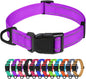 TagME Reflective Nylon Dog Collars, Adjustable Classic Pet Collar by TagME