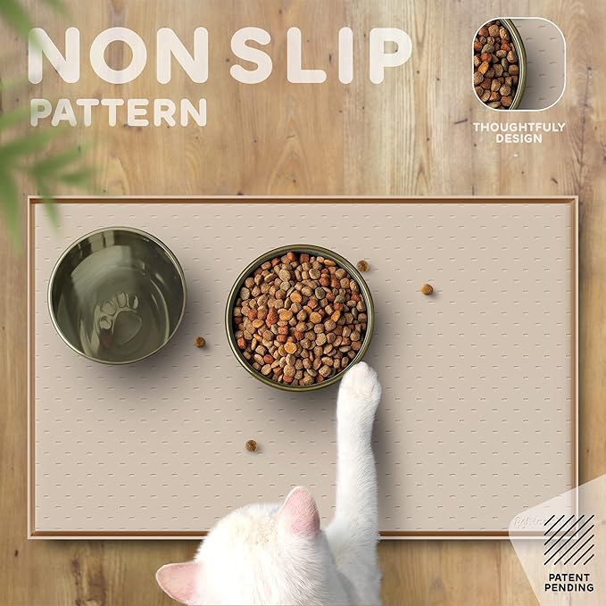 Dog Food Mat - 24x15 Raised Edges Dogs Mat - Image 4