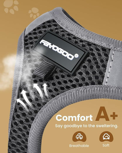 FAYOGOO Cat Harness and Leash Set | Upgrade Step-in Escape Proof Harness | - Image 2