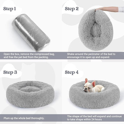 rabbitgoo Calming Dog Bed for Small Medium, 27 inches Pet Bed Machine Washable - Image 9