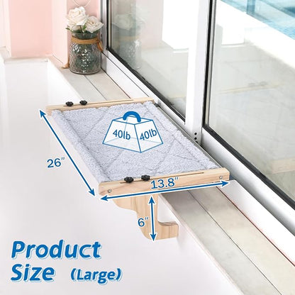 Zakkart Easy Seat Cat Perch for Window Sill - Image 5