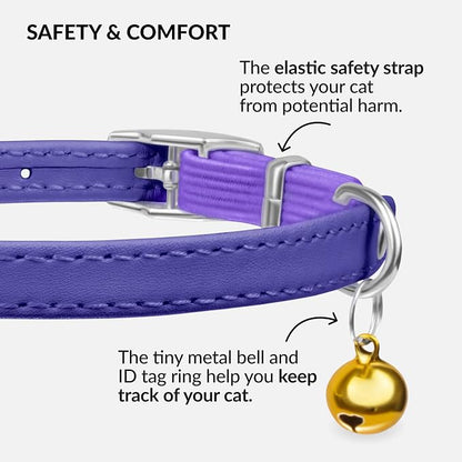 CollarDirect Leather Cat Collar - Image 3