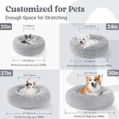 rabbitgoo Calming Dog Bed for Small Medium, 30 inches Pet Bed Machine Washable - Image 5