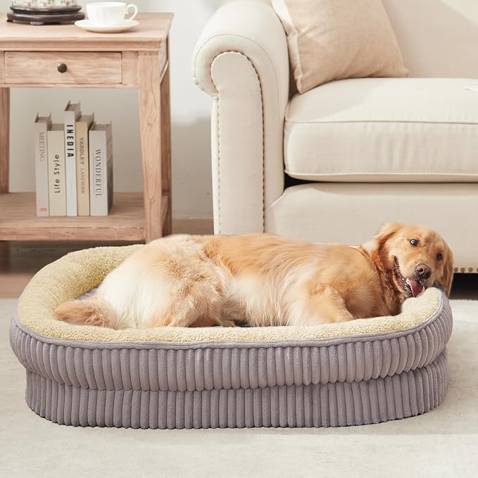 Orthopedic Dog Bed for Medium, Large Dogs Breeds, High Density Egg Crate Foam - Image 8
