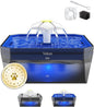 Veken Award-Winning Small Pet-Friendly Cat Water Fountain by Veken