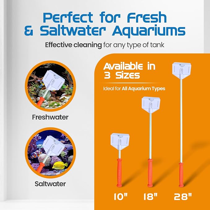 FLIPPER Platinum Stubby Hand Algae Scraper – Aquarium Glass & Acrylic Cleaner - Image 5