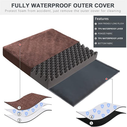 MIHIKK Waterproof Dog Bed Large Size Dog Orthopedic Pet Beds - Image 3