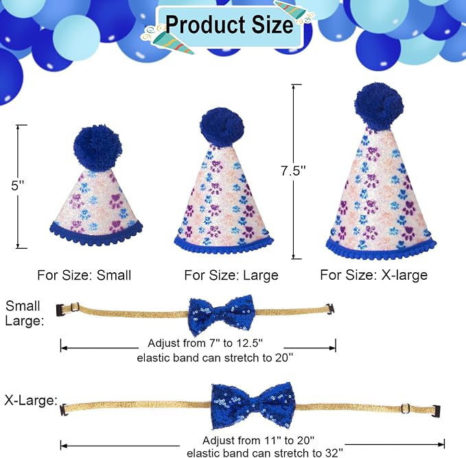 ADOGGYGO Dog Birthday Party Supplies, Pet Party Hat - Image 5