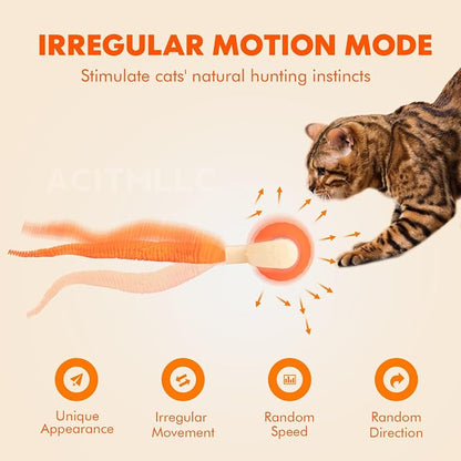 2025 New Interactive Cat Toy, Automatic Moving Cat Ball Toy - Image 2