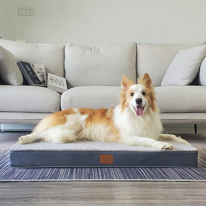Sunheir Extra Large Waterproof Dog Bed, Jumbo Orthopedic Dog Beds - Image 5
