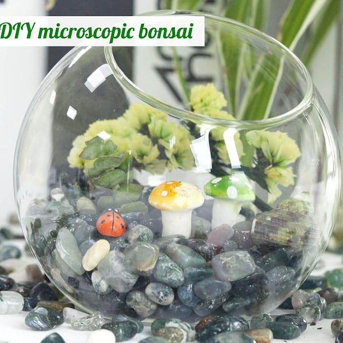 Aquatic Agate Aquarium Gravel Rocks Natural Tumbled Healing Crystal Chips Bulk - Image 5