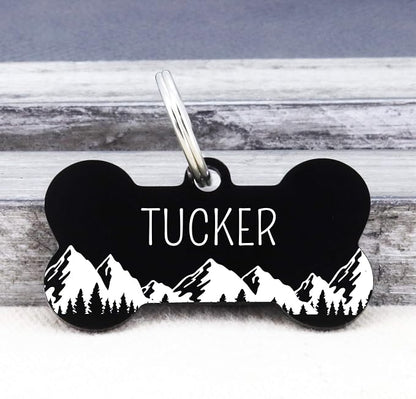 Ultra Joys Personalized Stainless Steel Bone Pet ID Tags - Image 2