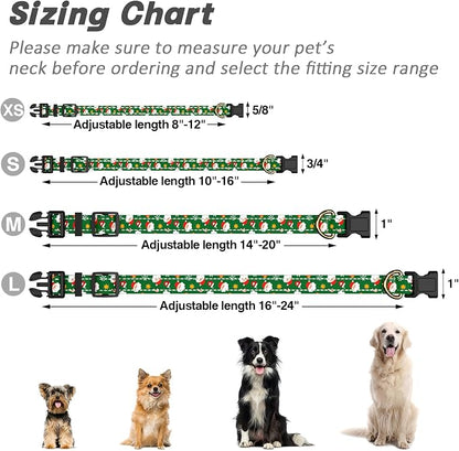 Reflective Dog Collar, Cute Christmas Style Dog Collars - Image 7