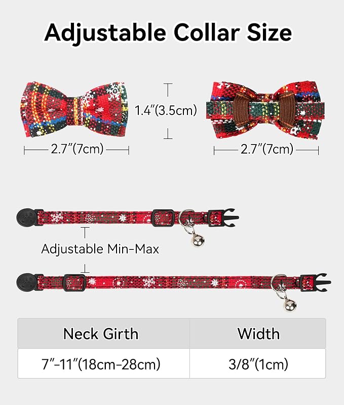 Joytale Upgraded Christmas Cat Collar - Image 7