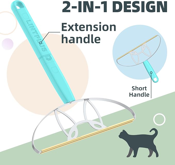 Flex Max Pet Hair Remover by LINTPLUS-Adjustable Pet Hair Removal Tool 2X More - Image 2