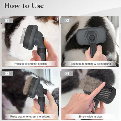Swihauk Self Cleaning Slicker Brush - Image 7