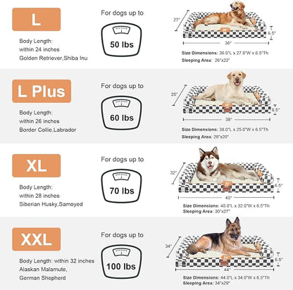 Large Dog Bed Orthopedic Washable: Beds Bolster XL Bed Big XLarge Dogs Egg - Image 7
