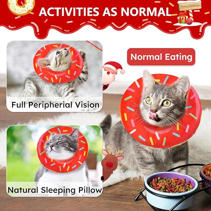 Cat Cone Collar Soft, Cat Recovery Collar - Image 4