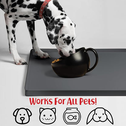 DogBuddy Dog Food Mat – Waterproof Dog Bowl Mat - Image 4