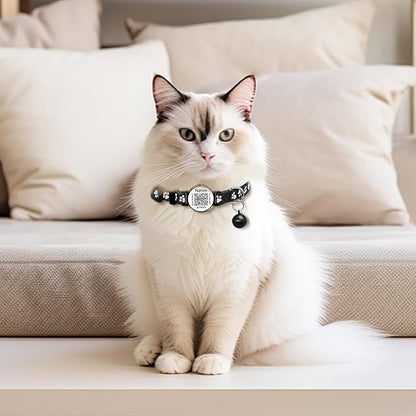 2 Pack Smart Safety Breakaway Cat Collar | QR Code Tag Stores All Vital Info - Image 5