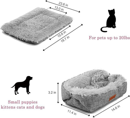 Cat Bed Self Warming, Foldable Self Heated Cat Mat Heating Pad 24 x 20 inch - Image 3