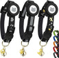 Cat Collar with AirTag Holders, Reflective Breakaway Safety Collars, Bells and by BemixPets