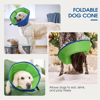 Dog Cone for Large Dogs After Surgery, Adjustable Soft Recovery Cone Collar for - Image 6