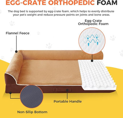 Dog Bed Large Sized Dogs, XL Orthopedic Dog Bed - Image 2