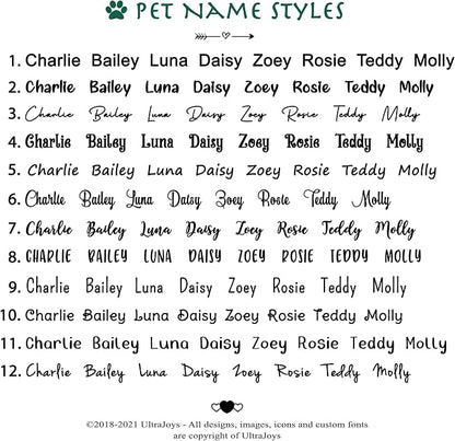 Ultra Joys Custom Personalized Dog ID Tag - Image 4